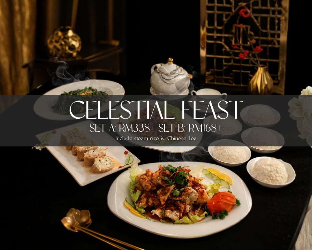 [10% OFF + 1X REWARD POINTS!] CELESTIAL CHINESE FEAST @ RIVER PALACE CANTONESE RESTAURANT