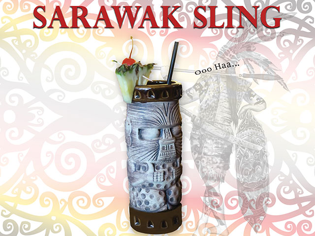 Sarawak Sling Signature Cocktail