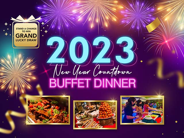 [X8 REWARD POINTS!] 2023 New Year Countdown Buffet Dinner