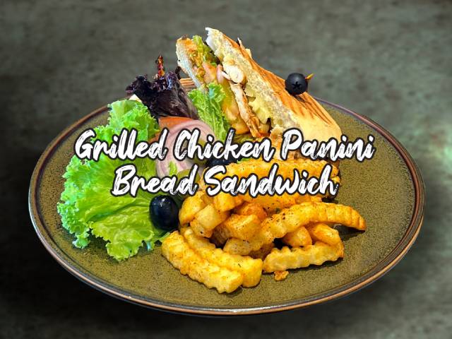 [X3 REWARD POINTS!] GRILLED CHICKEN PANINI BREAD SANDWICH