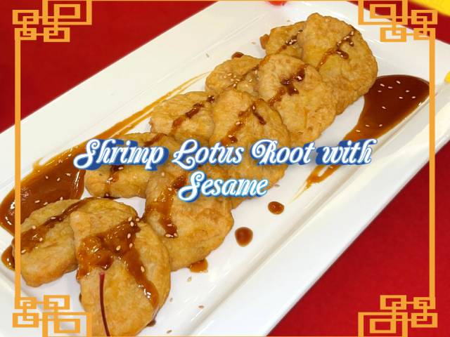 [X3 REWARD POINTS!] SHRIMP LOTUS ROOT WITH SESAME