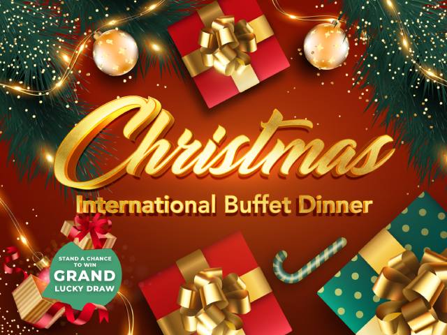 [X8 REWARD POINTS!] Christmas International Buffet Dinner