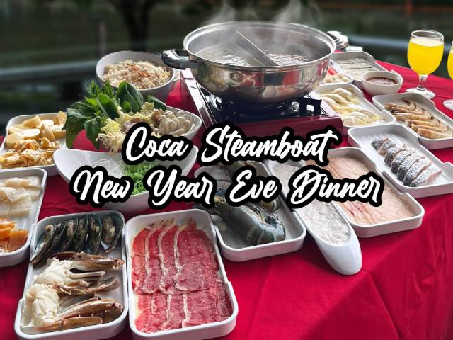 [X3 REWARD POINTS!] COCA STEAMBOAT NEW YEAR EVE DINNER