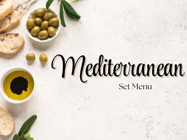 [LIMITED 20% OFF + X1 REWARD POINTS!] MEDITERRANEAN SET MENU