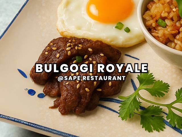 [X1 REWARD POINTS!] BULGOGI ROYALE – KOREAN BOX SET @ SAPE RESTAURANT