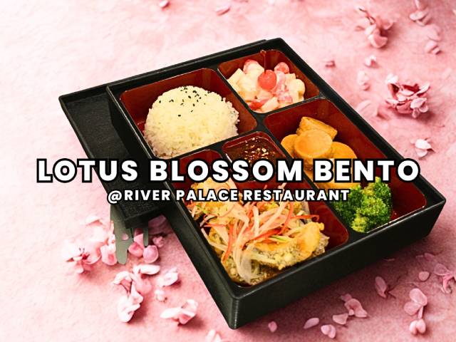 [X1 REWARD POINTS!] LOTUS BLOSSOM BENTO SET @ RIVER PALACE CANTONESE RESTAURANT