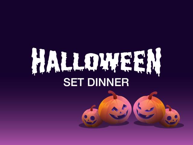 [X1 REWARD POINTS!] HALLOWEEN SET DINNER @ SUASANA ON 18