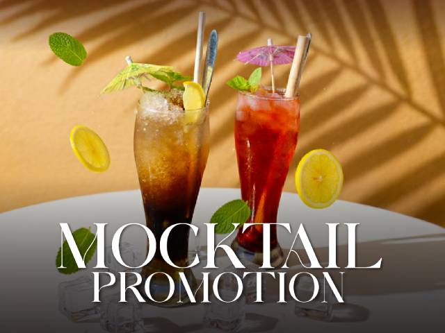 [X1 REWARD POINTS!] Mocktail Promotion