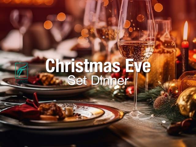 [1X REWARD POINTS!] CHRISTMAS EVE SET DINNER (5 COURSE SET MENU) @ SUASANA ON 18