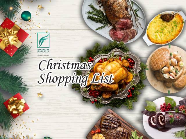 [X1 REWARD POINTS!] CHRISTMAS SHOPPING LIST – SAPE RESTAURANT