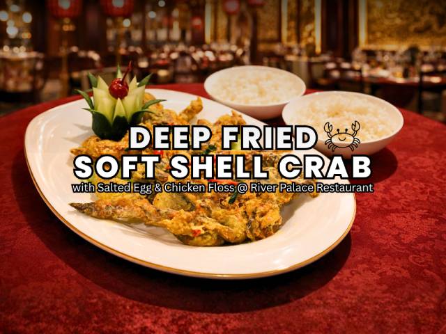 [X1 REWARD POINTS!] DEEP-FRIED SOFT SHELL CRAB WITH SALTED EGG & CHICKEN FLOSS