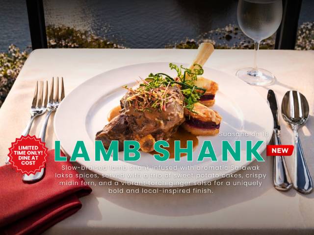 [10% OFF + 1X REWARD POINTS!] LAMB SHANK @ SUASANA ON 18