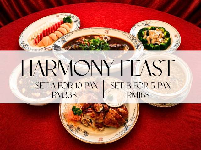 [X1 REWARD POINTS!] HARMONY FEAST SET MENU @ MEISAN RESTAURANT