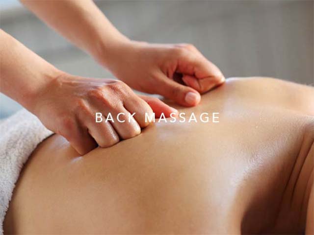 [X2 REWARD POINTS!] Back Massage